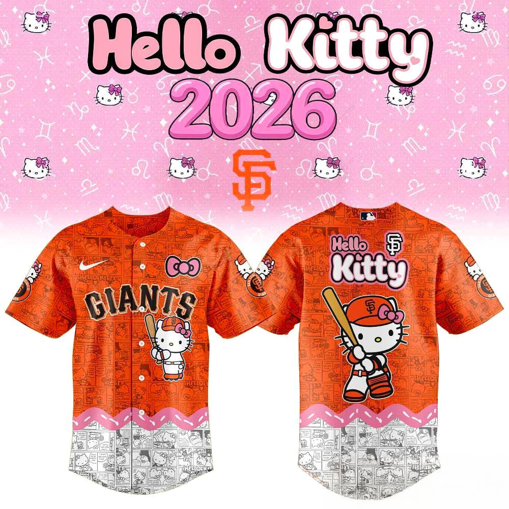 San Francisco Giants x Hello Kitty 2026 Special Baseball Jersey