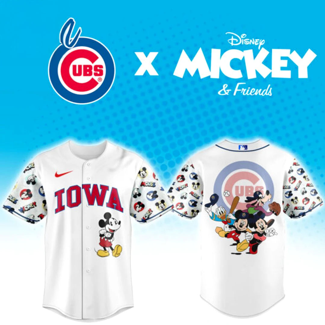 Iowa Cubs x Mickey Mouse Night Edition Baseball Jersey