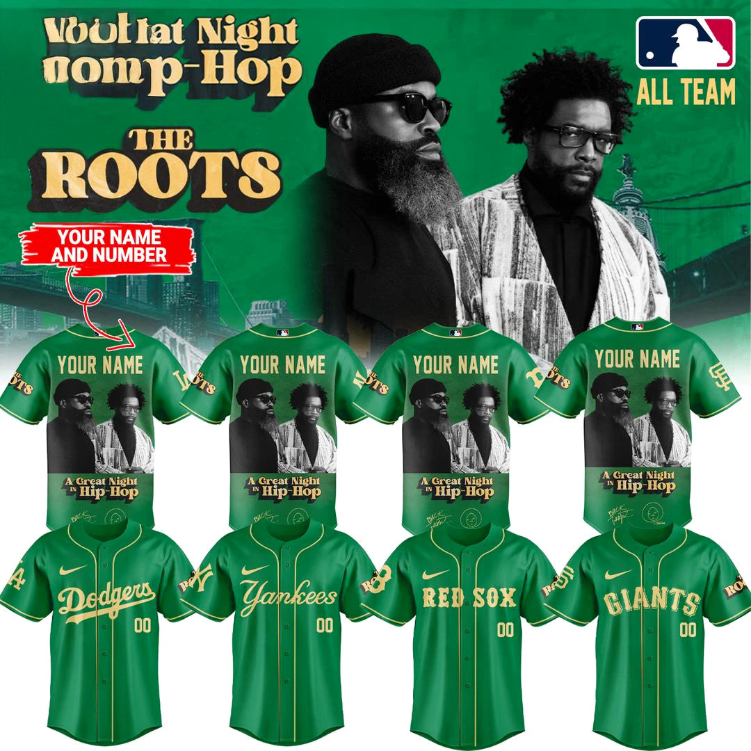 ALL MLB TEAM x The Roots A Great Night in HipHop Baseball Jersey