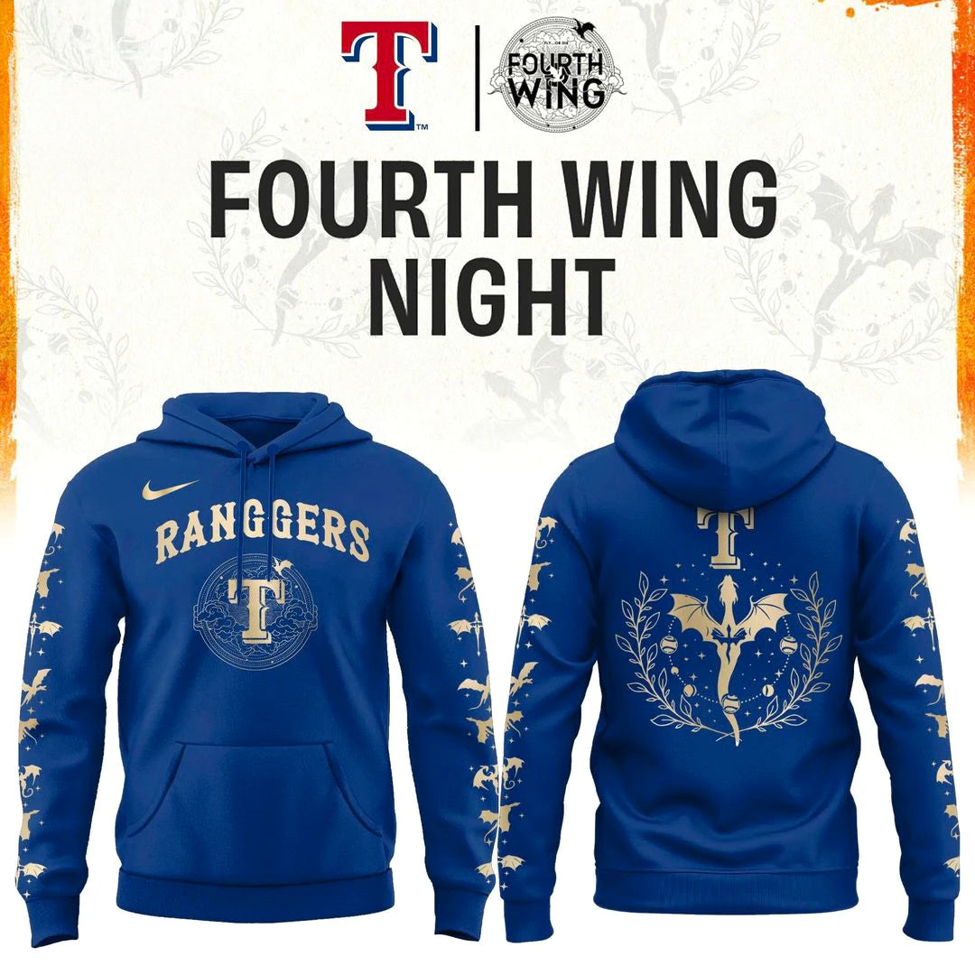 Texas Rangers Fourth Wings Night Special Edition Hoodie - Limited Time Offer