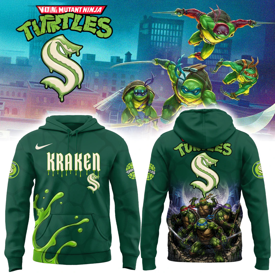 Seattle Kraken x Mutant Street Fighters Edition Hoodie - Limited Edition Collection