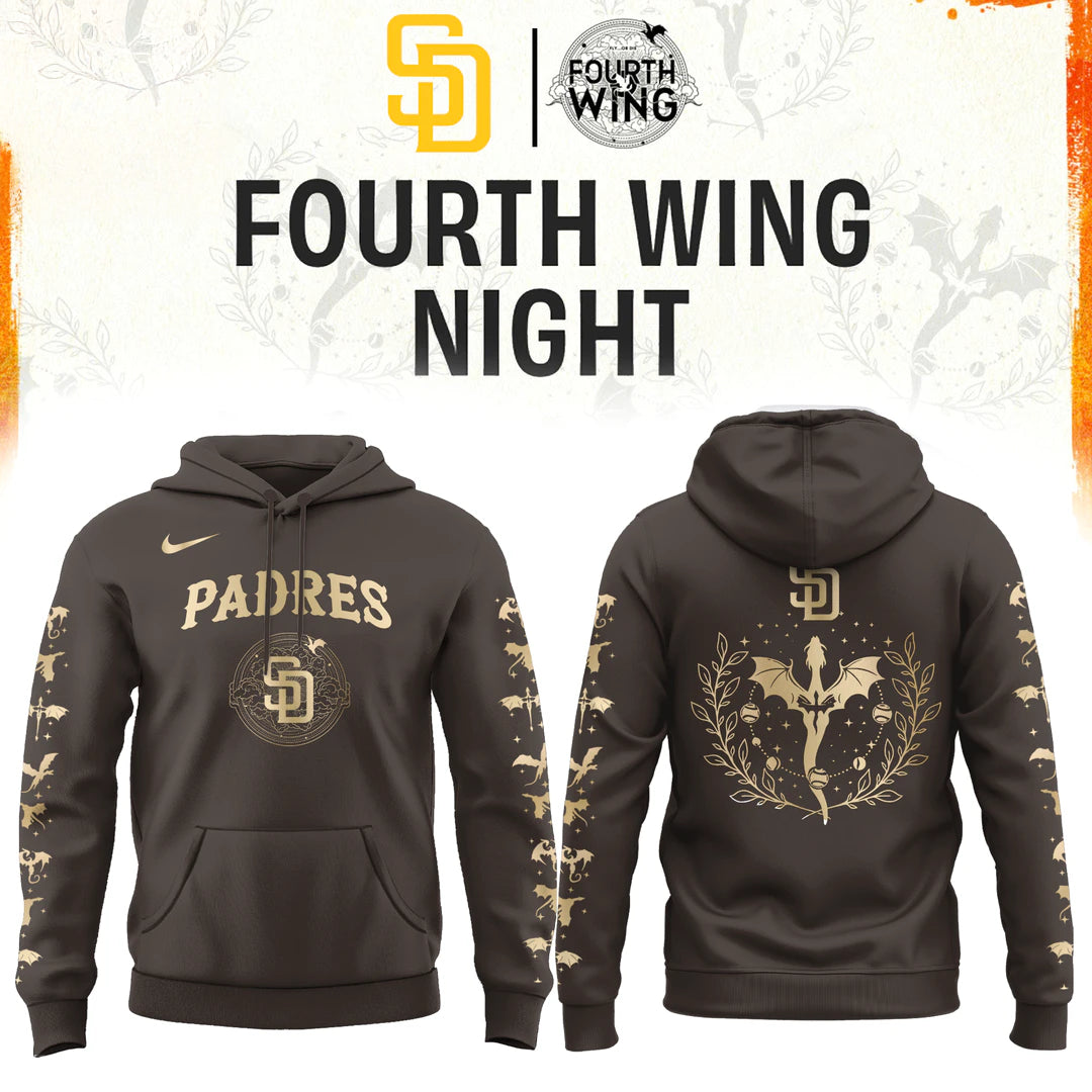 San Diego Padres Fourth Wings Night Edition Hoodie - Limited Edition Padres Merchandise
