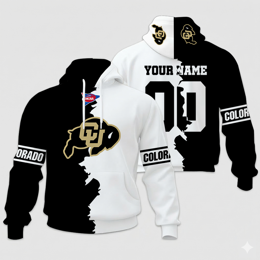 Customized NCAA Buffaloes Unisex Hoodie and Zip Hoodie for Fans and Alumni Apparel