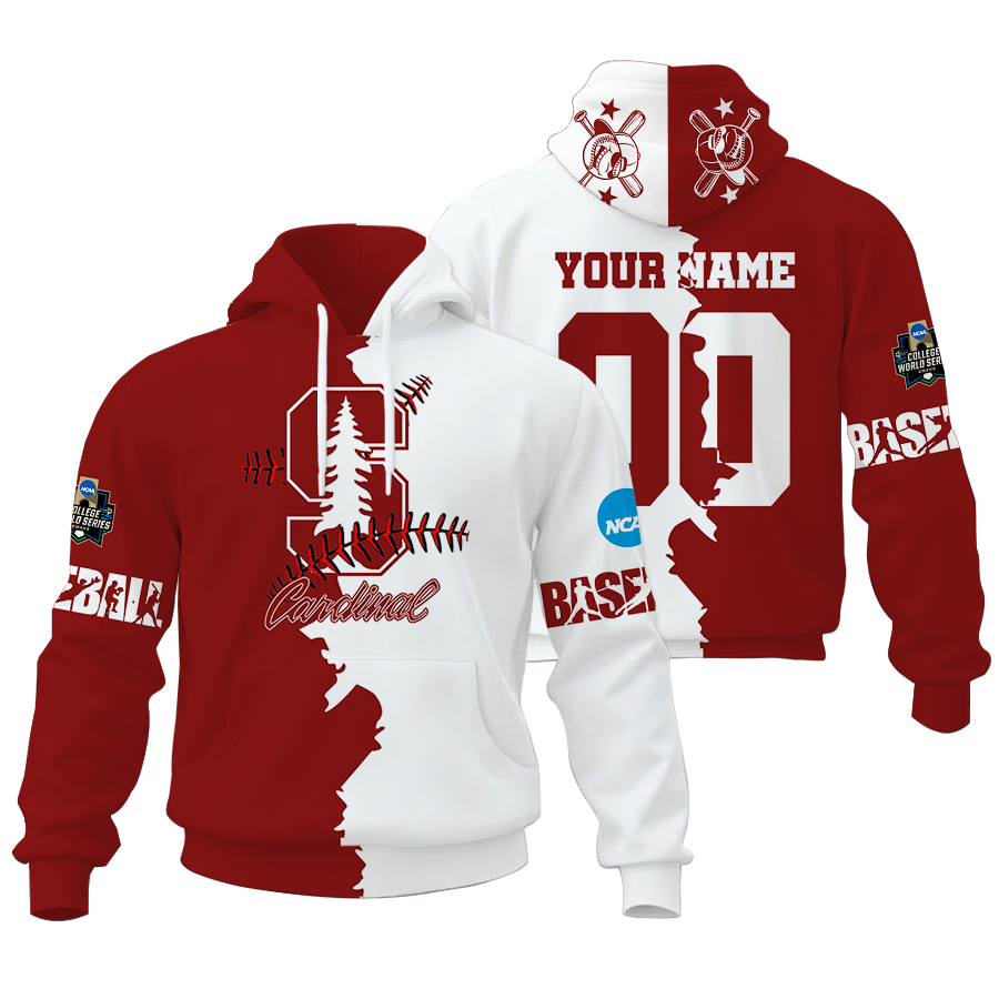 Customized NCAA CWS18 STC Cardinal Unisex Hoodie and Zip Hoodie for Fans and Students