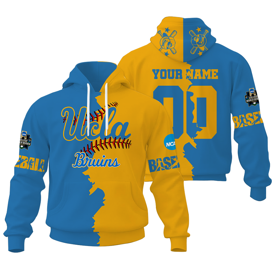 Customized NCAA UCLA Bruins Unisex Hoodie and Zip Hoodie for CWS24 Fans