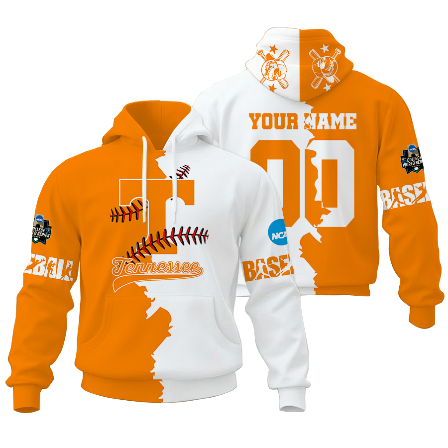 Customized NCAA Tennessee Volunteers Unisex Hoodie and Zip Hoodie for Fans