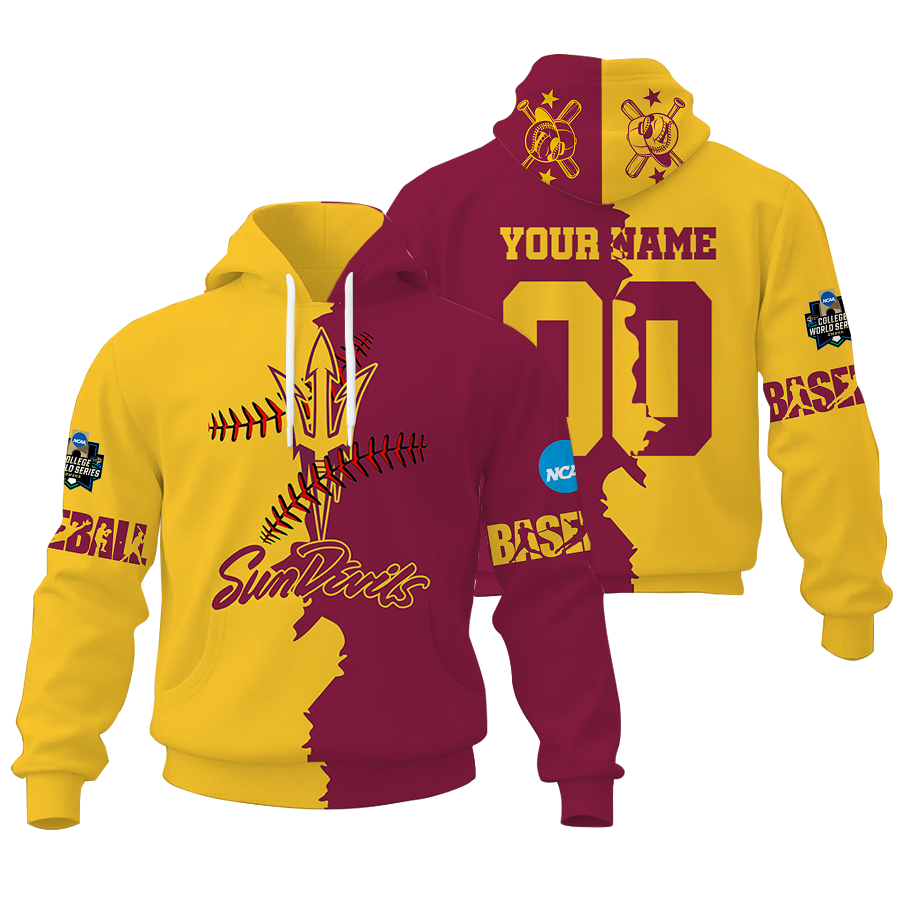 Limited Edition Customized NCAA Sun Devils Unisex Hoodie and Zip Hoodie for Fans
