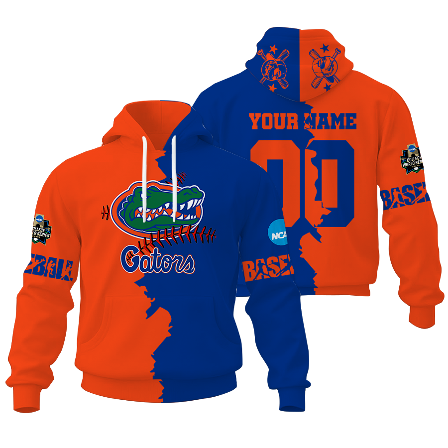 Customized NCAA Gators Unisex Hoodie and Zip Hoodie for CWS08 Fans and Supporters