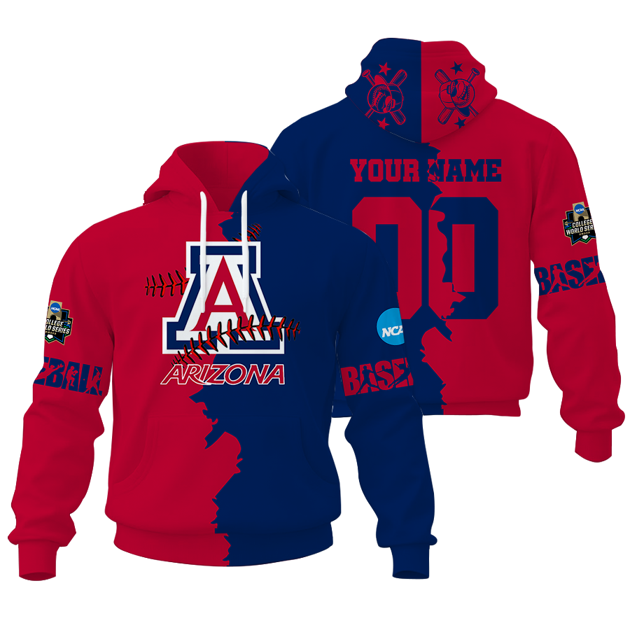 Customized NCAA Wildcats Unisex Hoodie and Zip Hoodie for CWS06 Fans and Supporters