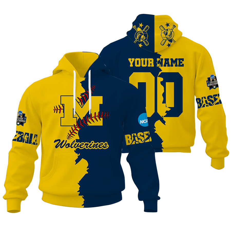 NCAA Michigan Wolverines Unisex Hoodie and Zip Hoodie for Fans and Alumni Apparel