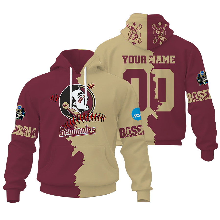NCAA Florida State Seminoles Unisex Hoodie and Zip Hoodie for Fans and Students