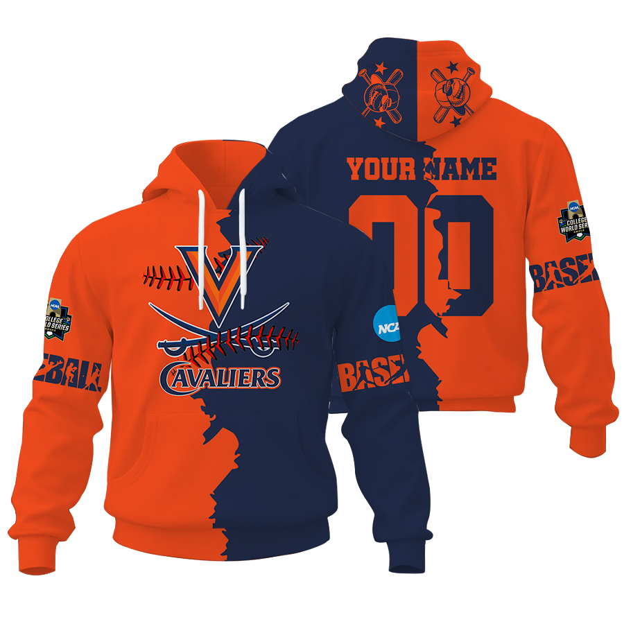 NCAA Virginia Cavaliers Unisex Hoodie and Zip Hoodie for Fans and Athletes