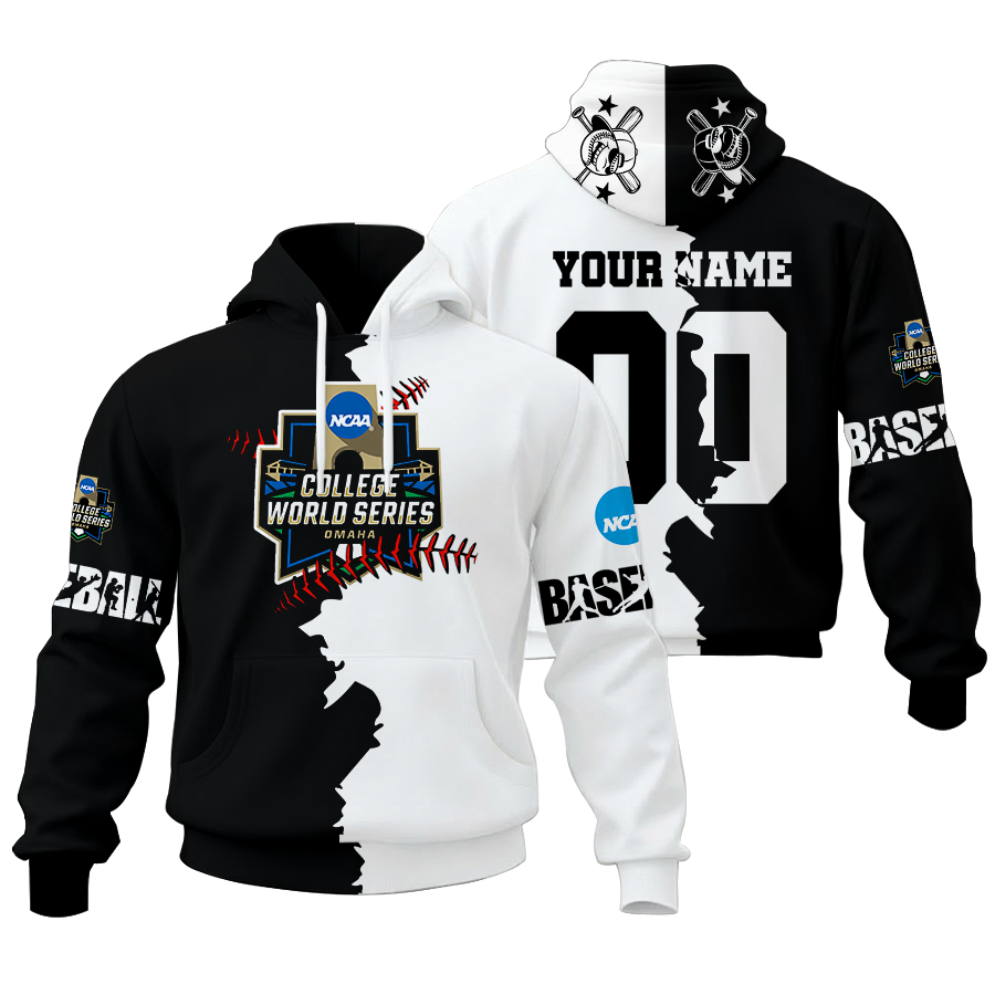 NCAA College World Series Unisex Hoodie and Zip Hoodie for Fans and Players
