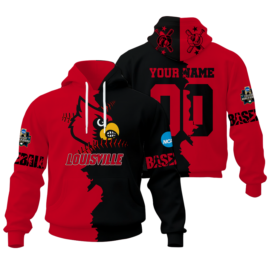 NCAA UL Cardinals Unisex Hoodie and Zip Hoodie for Fans and Casual Wear