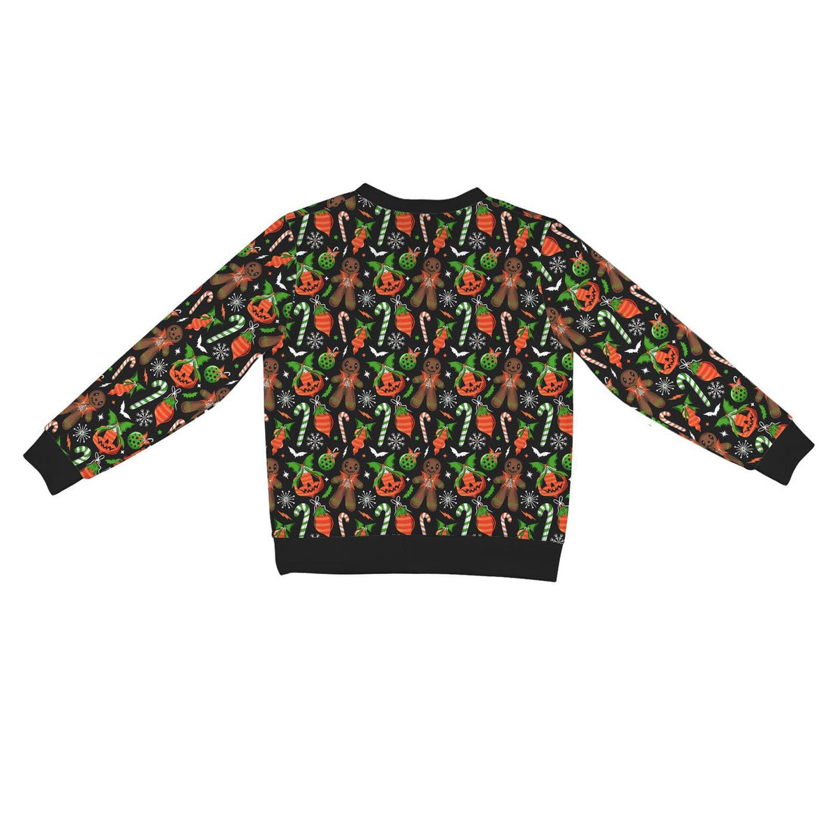 Creepy Xmas Gingerdead Men Candy Ornaments Cardigan