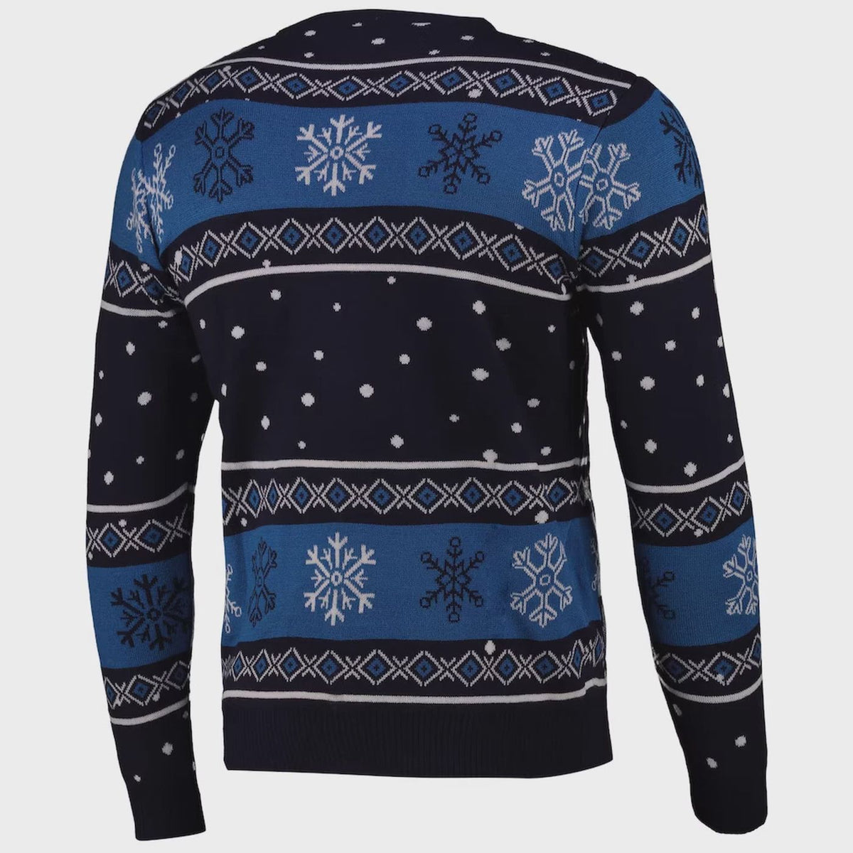 DALLAS MAVERICKS Christmas Jumper Mens MEDIUM Basketball Festive Sweater XM19