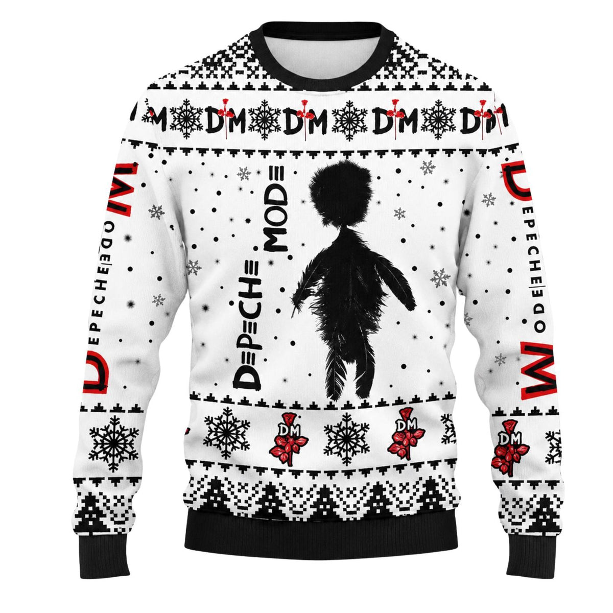 Depeche Mode Christmas Sweater Music Fan Gift Synth Pop Band Ugly Xmas Jumper