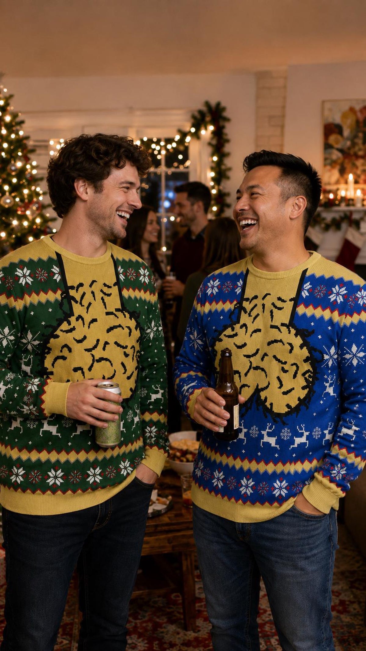 Dicky Meme Blue Ugly Christmas Sweater Cockmas Holiday Sweatshirt