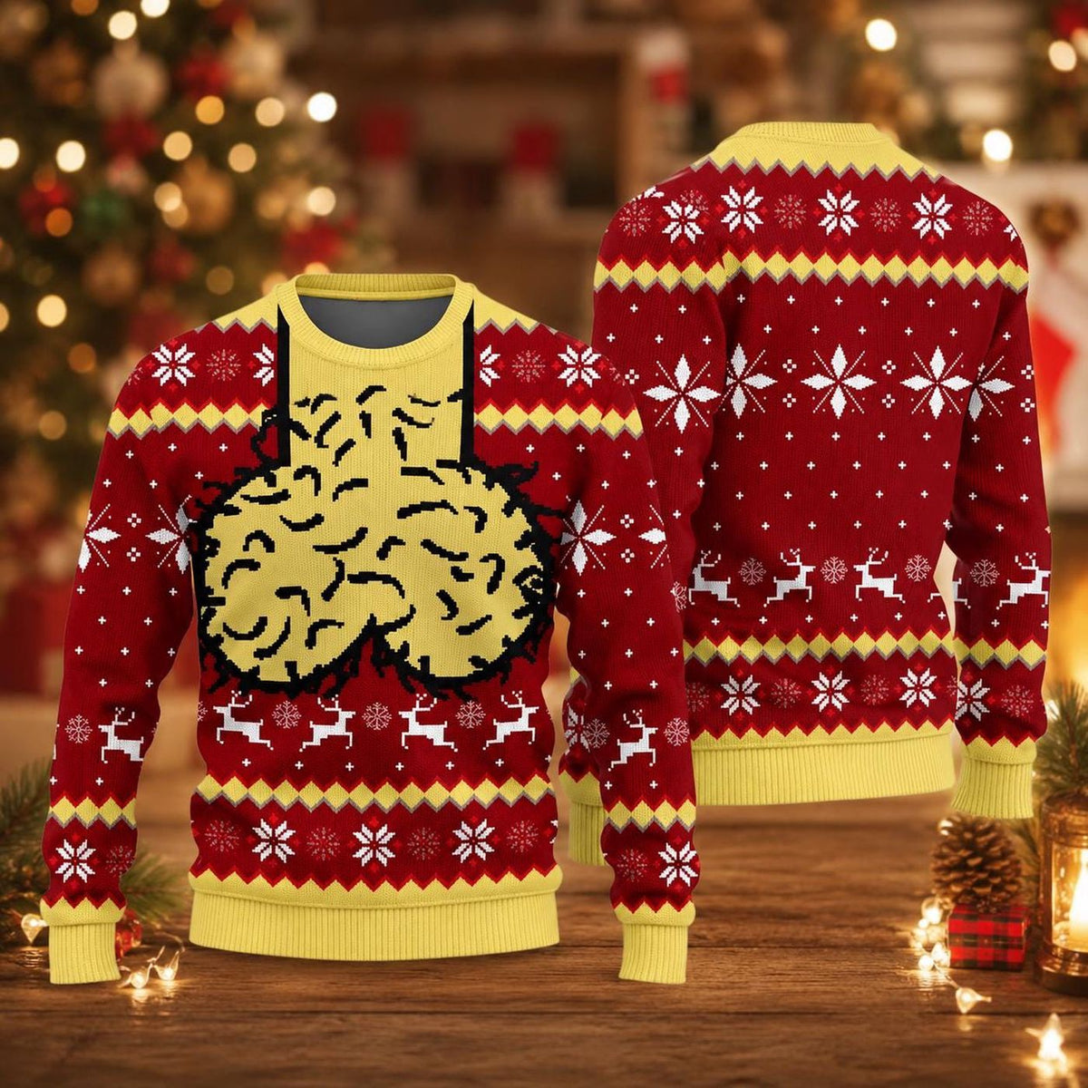 Dicky Meme Ugly Funny Christmas Red Sweater Cockmas Holiday Sweatshirt