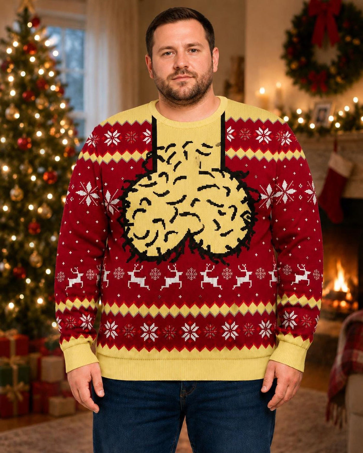 Dicky Meme Ugly Funny Christmas Red Sweater Cockmas Holiday Sweatshirt