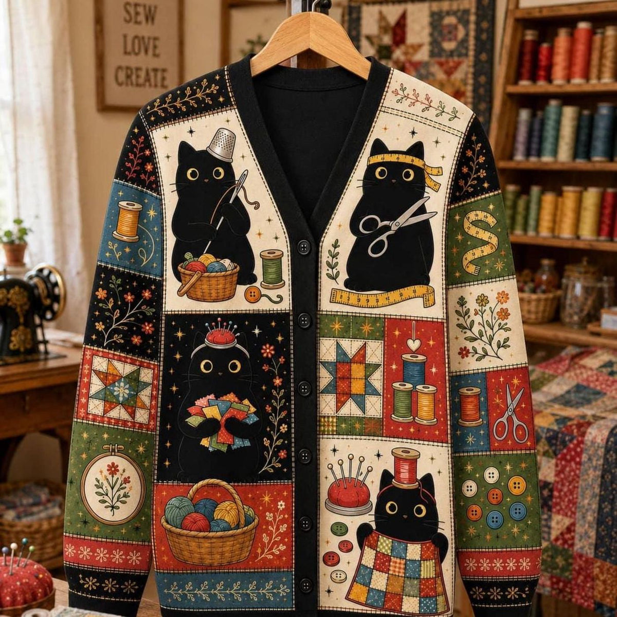 Finally Our Last Ingredient Has Arrived Cardigan: Custom Witchy Pumpkin Black Sweater