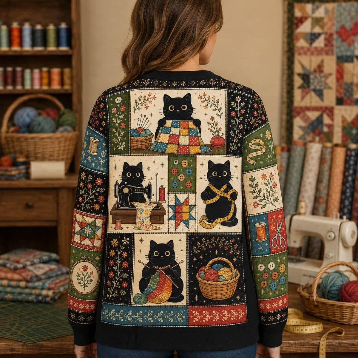 Finally Our Last Ingredient Has Arrived Cardigan: Custom Witchy Pumpkin Black Sweater