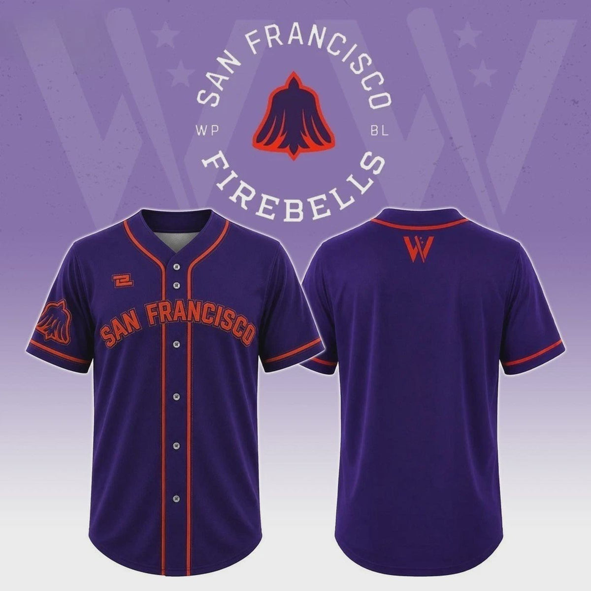 Firebells Away Baseball Jersey 2026