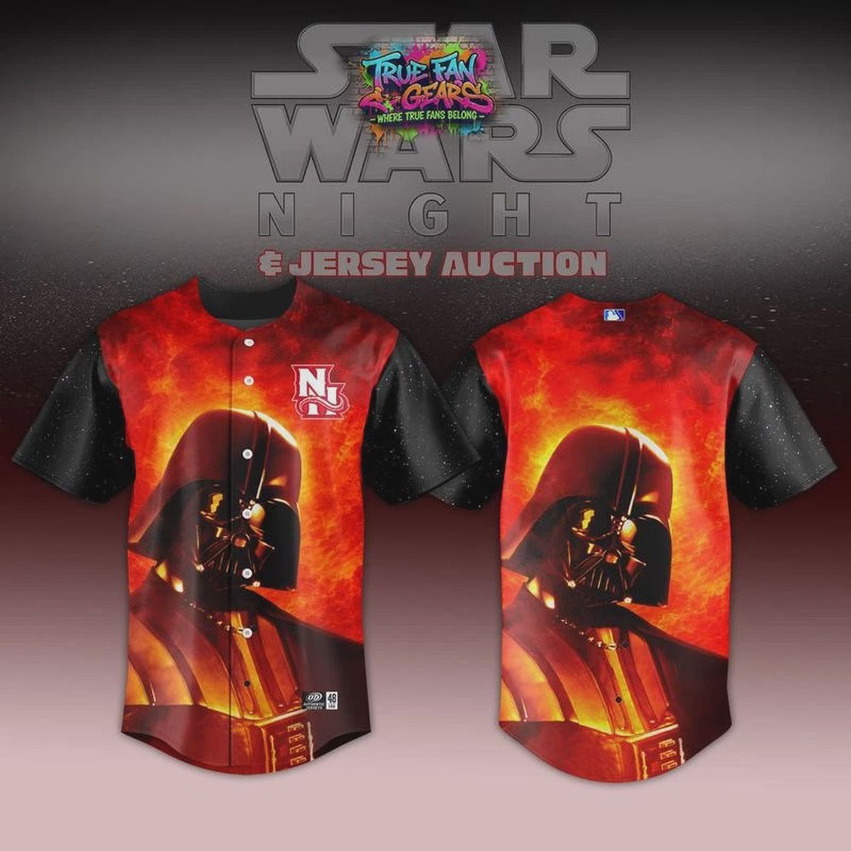 Fisher Cats x Star Wars Night 2026 Limited Edition Baseball Jersey
