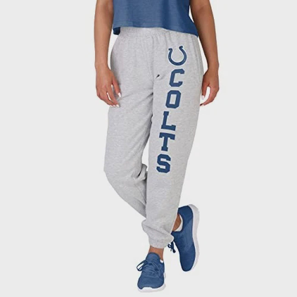 FOCO NFL Indianapolis Colts Big Wordmark Gray Sweatpants - Womens