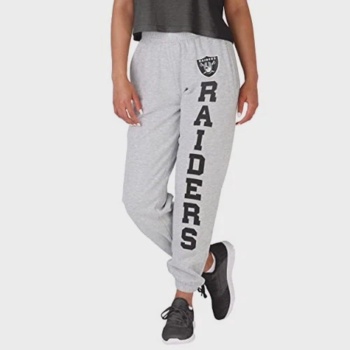 FOCO NFL Las Vegas Raiders Big Wordmark Gray Sweatpants - Womens