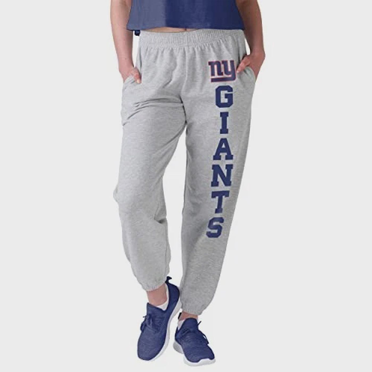 FOCO NFL New York Giants Big Wordmark Gray Sweatpants - Womens