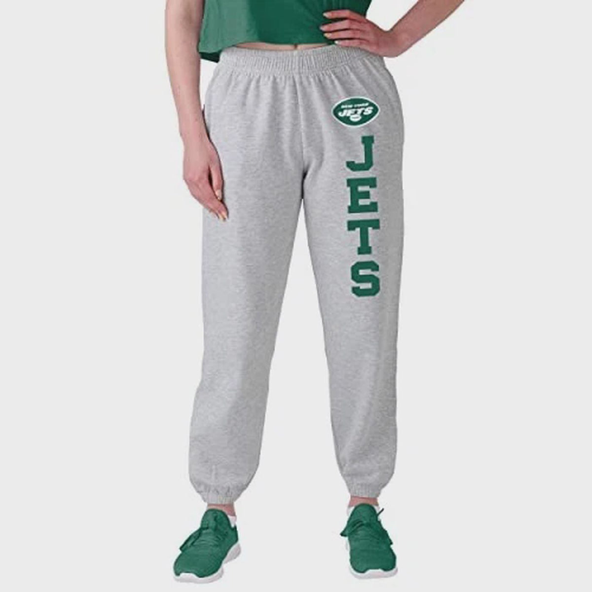 FOCO NFL New York Jets Big Wordmark Gray Sweatpants - Womens