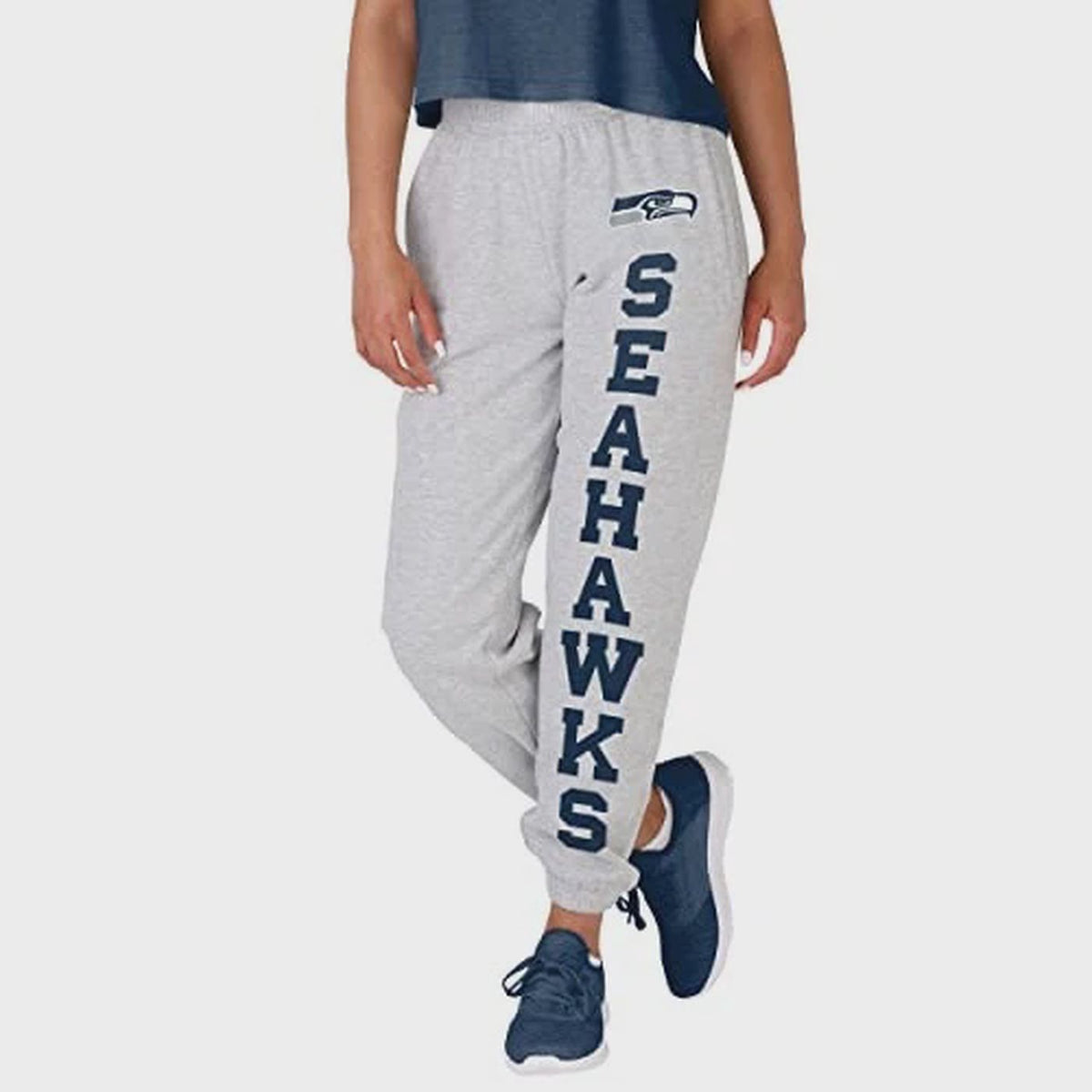 FOCO NFL Seattle Seahawks Big Wordmark Gray Sweatpants - Womens