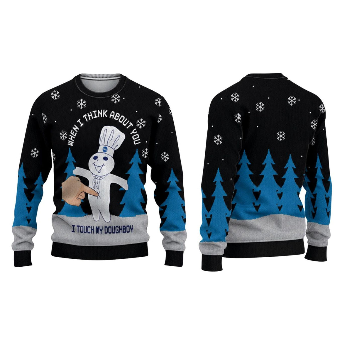 Funny Baking Christmas Knitted Sweater, Chef Snowman Unisex Holiday Gift Men Women