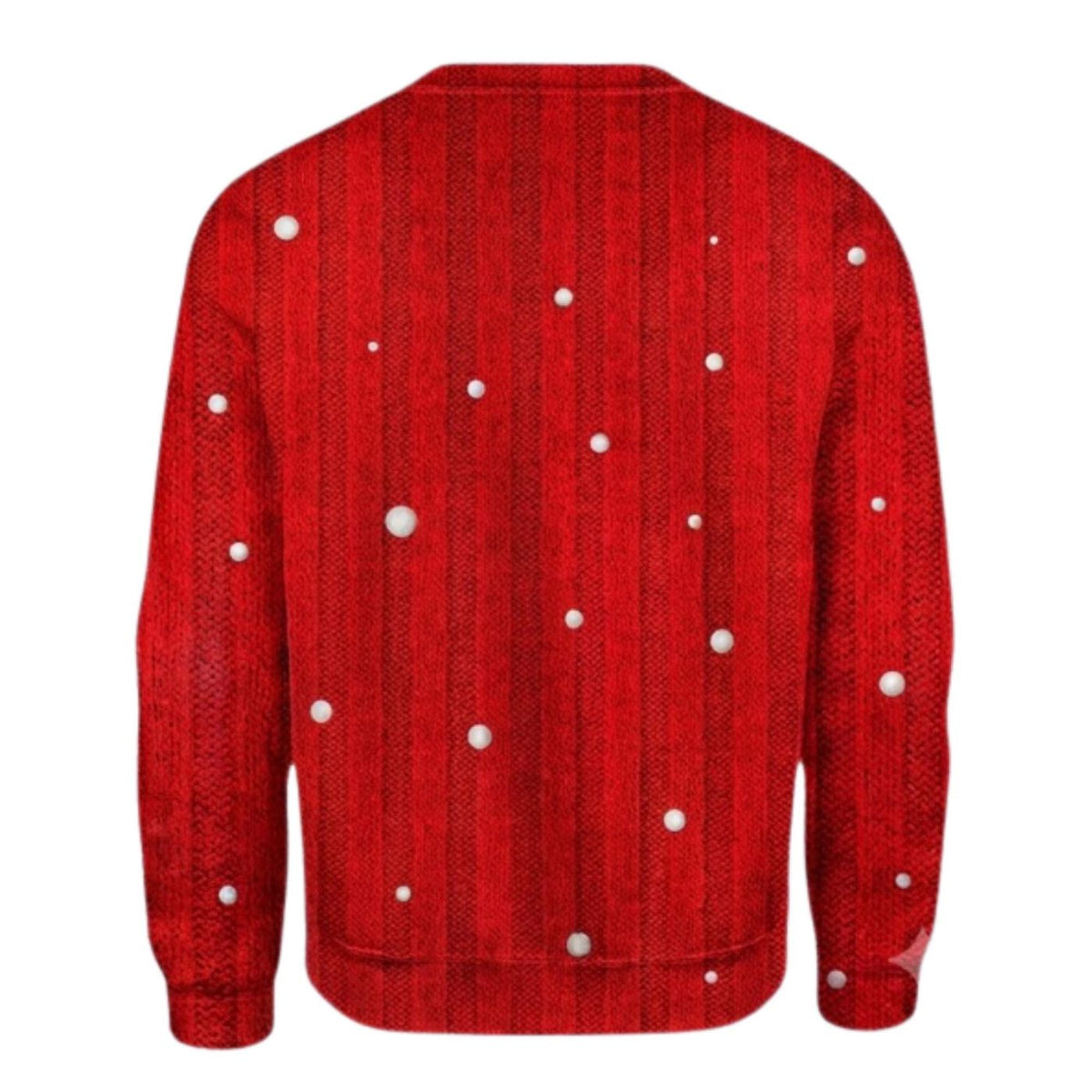 Funny Christmas Gnome Sweater, Red Ugly Xmas Pullover, Unisex Holiday Party Gift