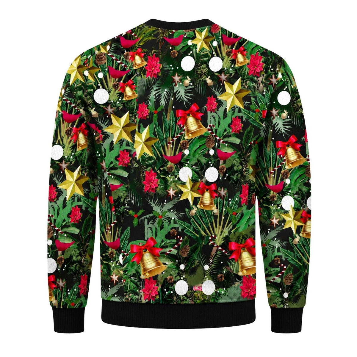 Funny Jingle Balls Christmas Knitted Sweater, Unisex Ugly Holiday Pullover Party Gift