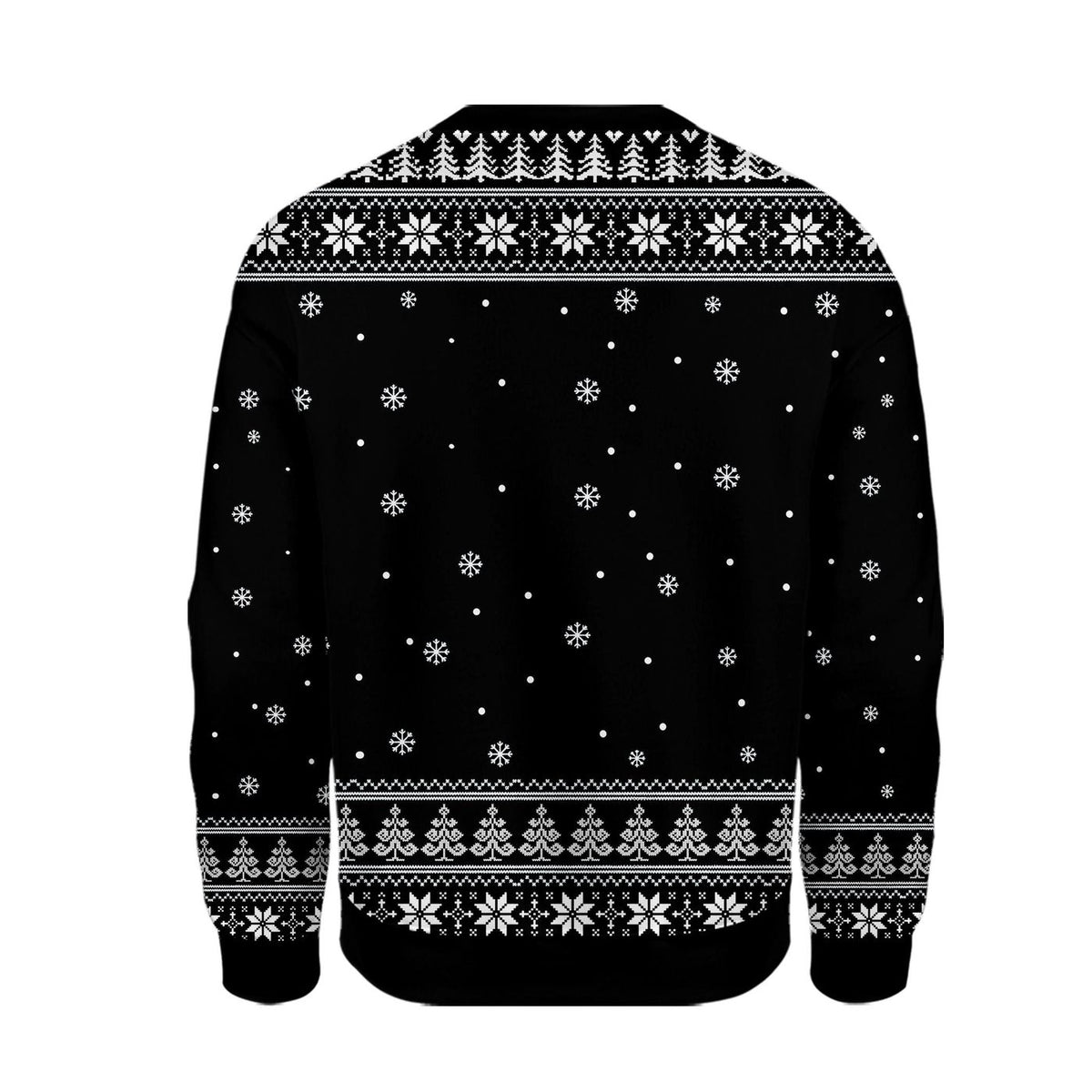 Funny Skeleton Dancing Christmas Sweatshirt For Men Women, Fake Ugly Christmas Sweater, Black Gothic Holiday Pullover, Festive Spooky Gift