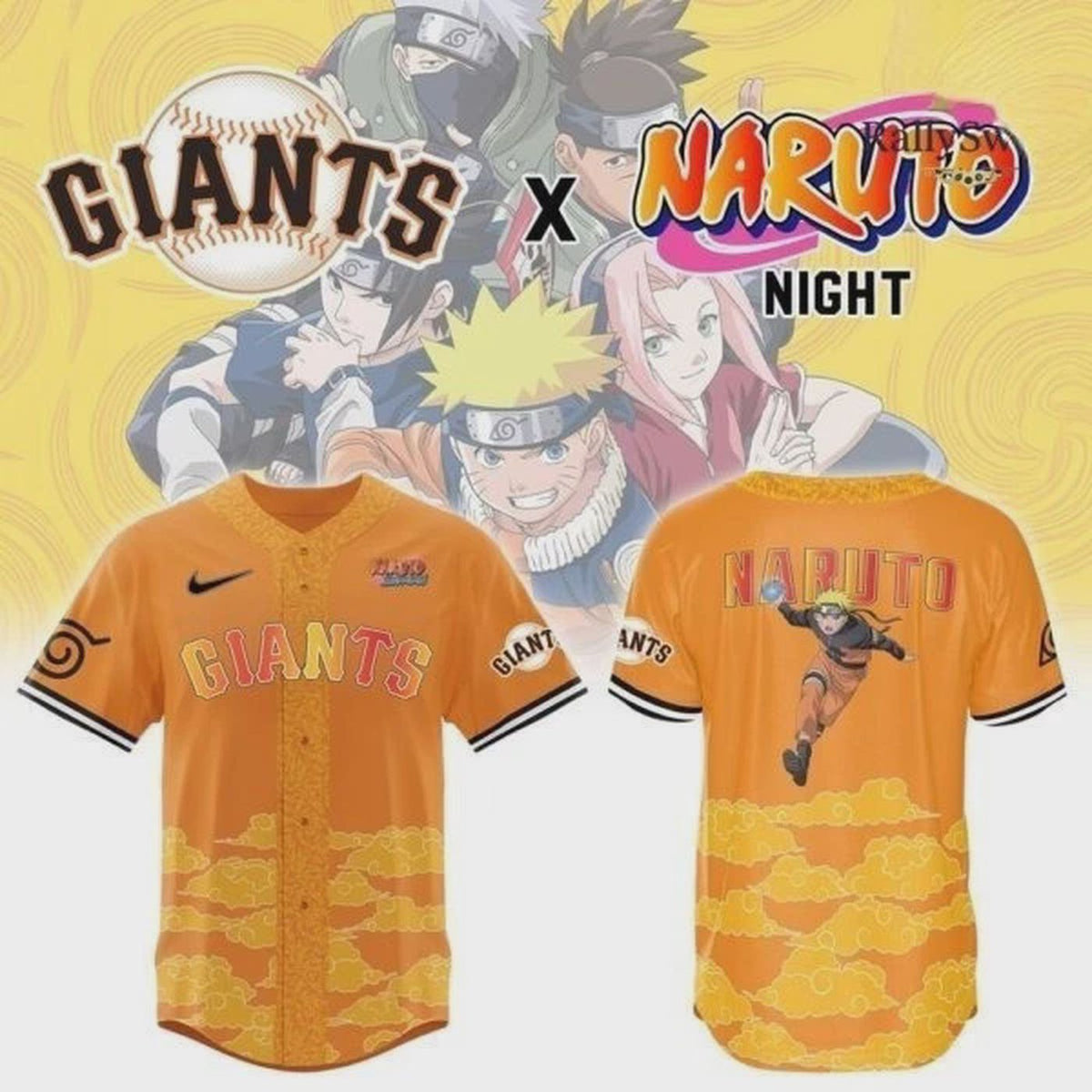 Giants x Naruto Night 2026 Limited Baseball Jersey