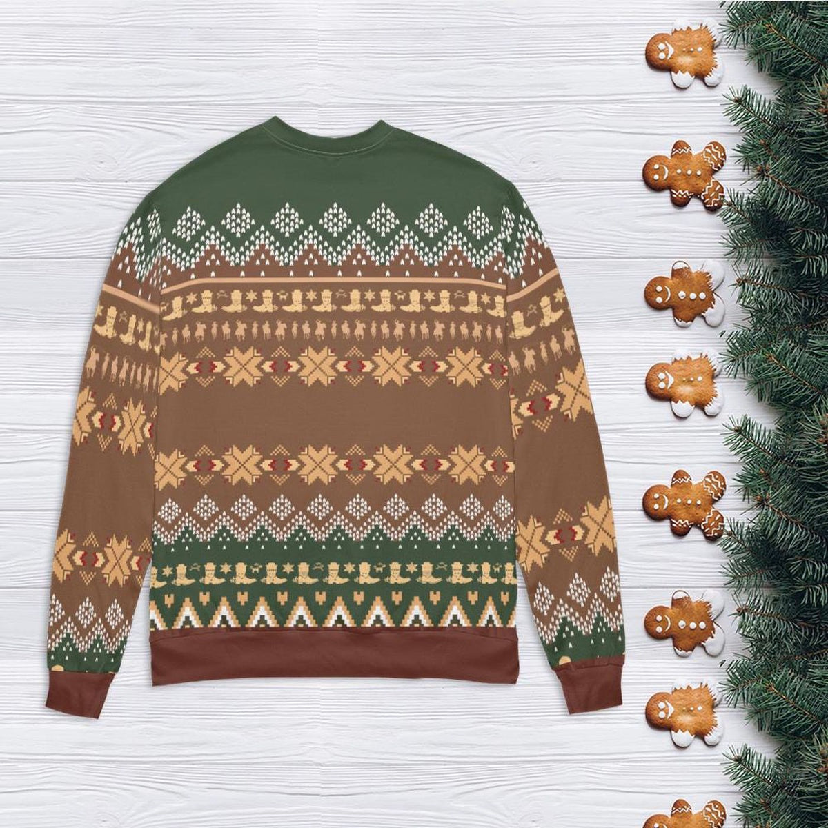 Giddy Up Jingle Horse Cowboy Christmas Ugly Sweater Sweatshirt