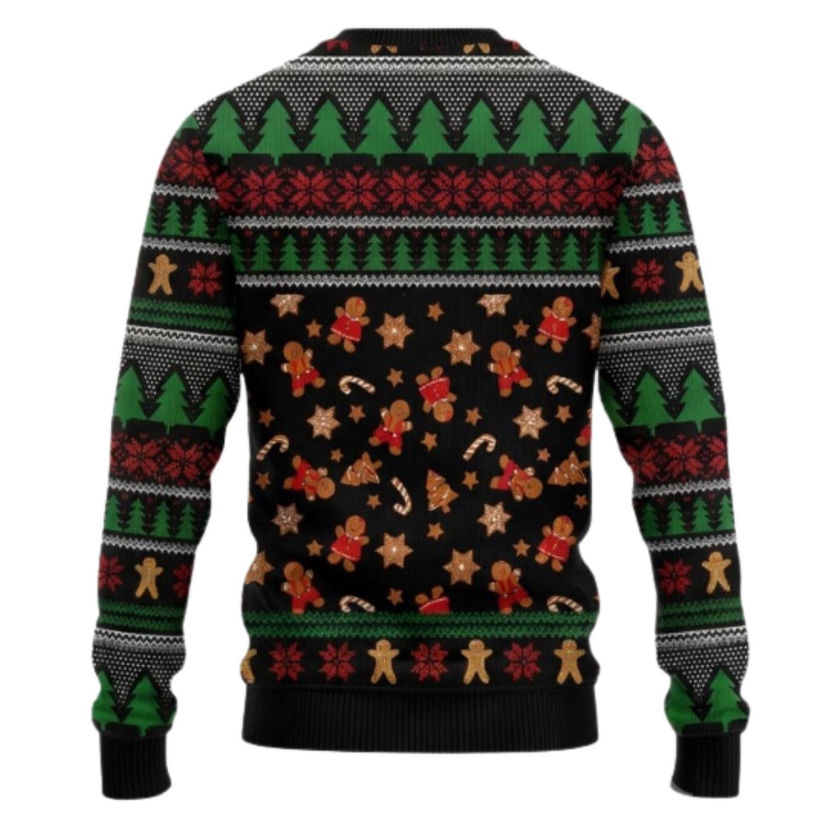 Gingerbread Man Christmas Sweater Funny Ugly Holiday Jumper Gift
