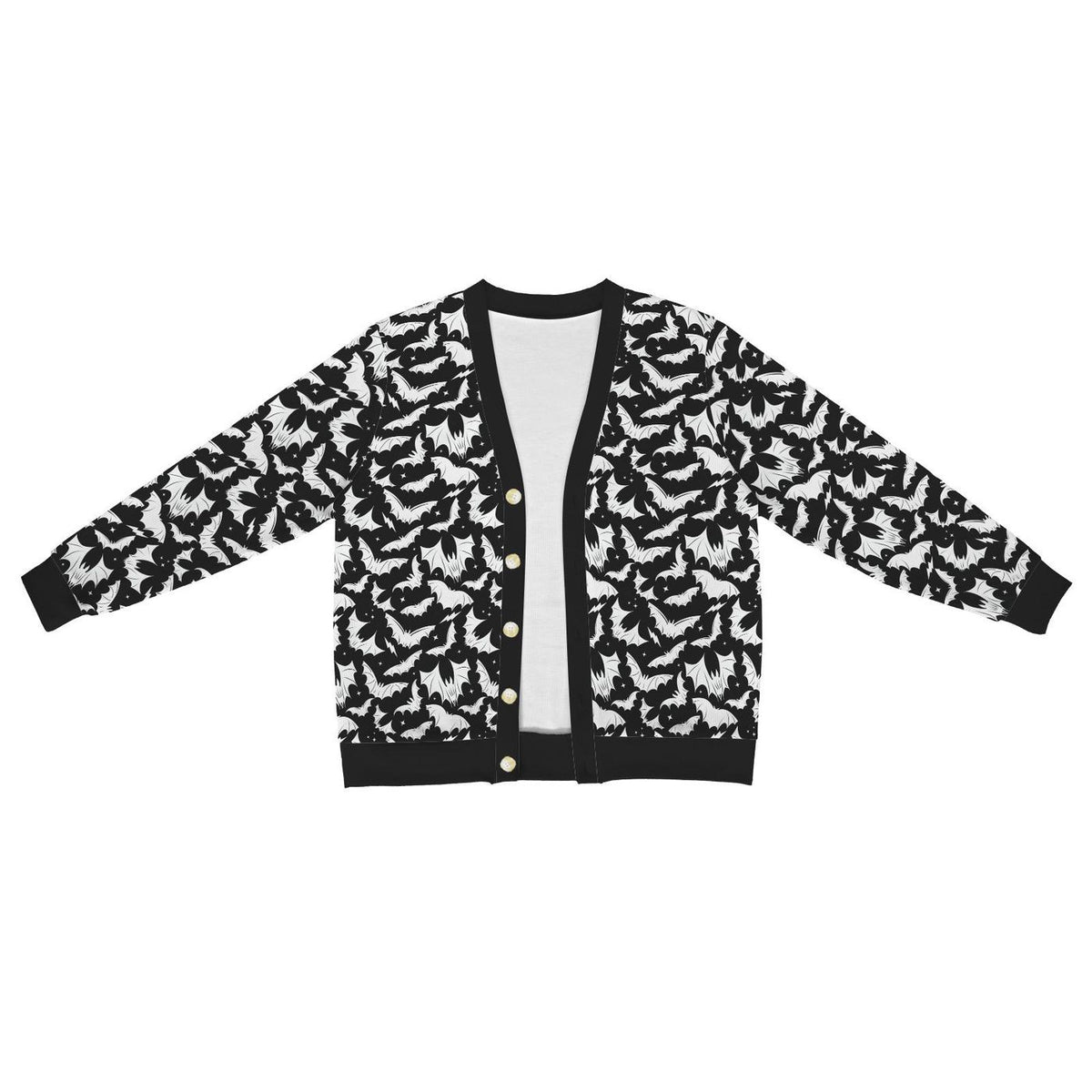 Halloween Gothic Bats Cardigan Goth Batty Spooky Alt Fall Creepy