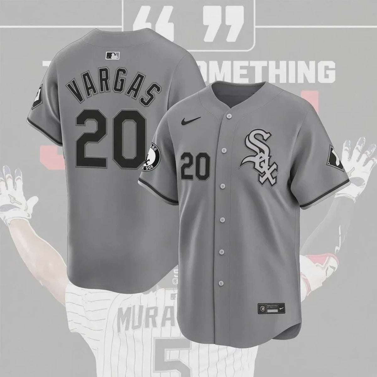 Miguel Vargas #20 Chicago White Sox Baseball Jersey Printed Gift S-5XL