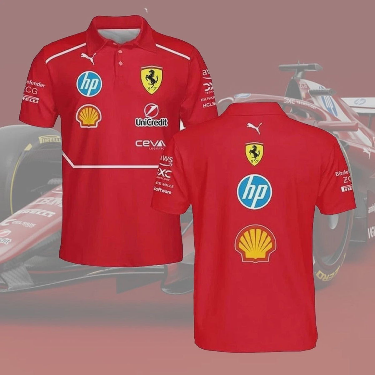 HOT! Motorsport Racing Team 2026 Apparel AOP Polo Gift Fan