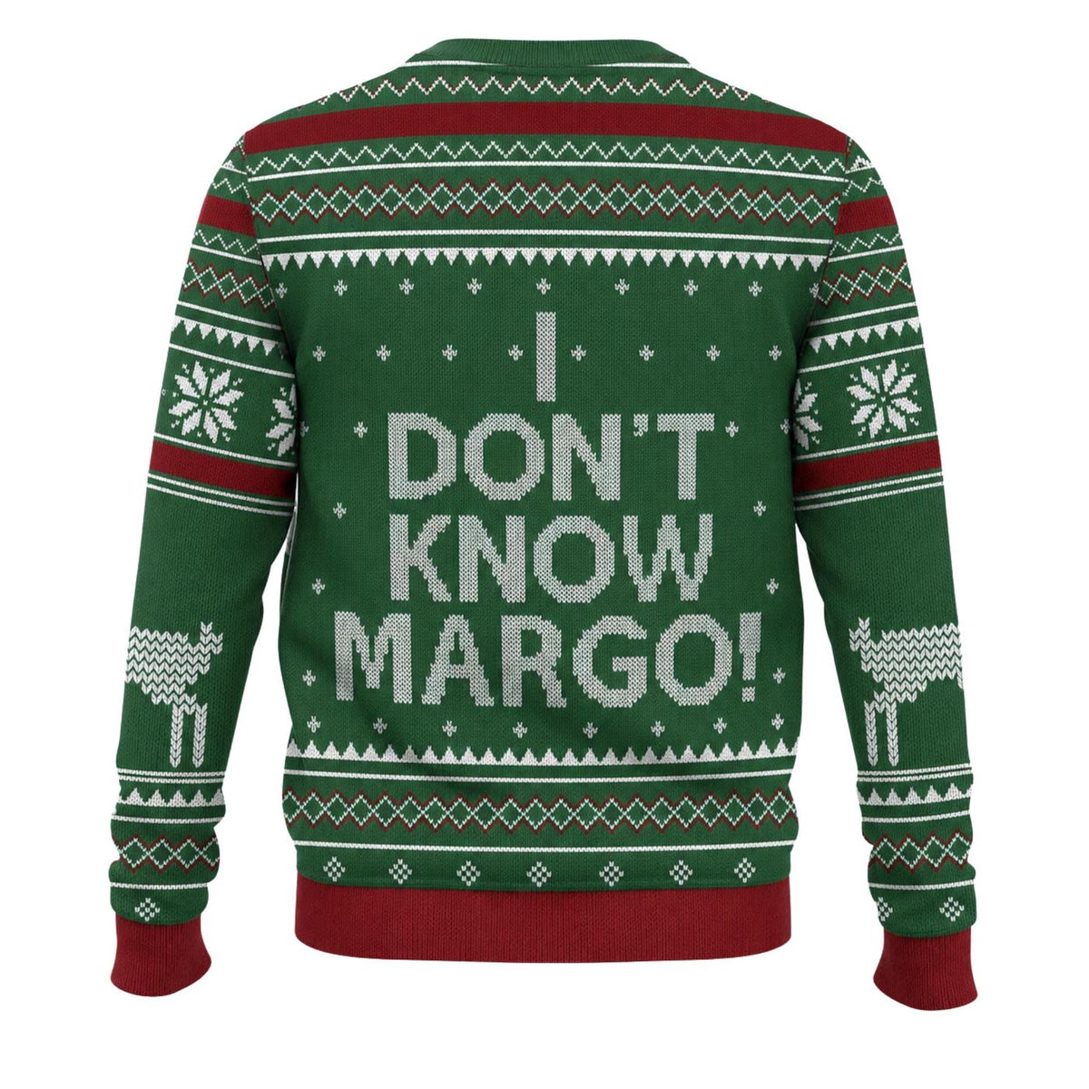 I Don't Know Margo Ugly Christmas Knitted Sweater, Funny Movie Quote Unisex Gift