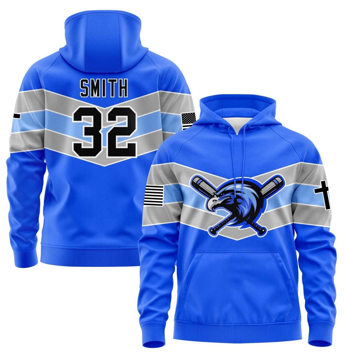 Matching Family Hoodie Jerseys - Mom Dad Kids Baby Matching Outfits