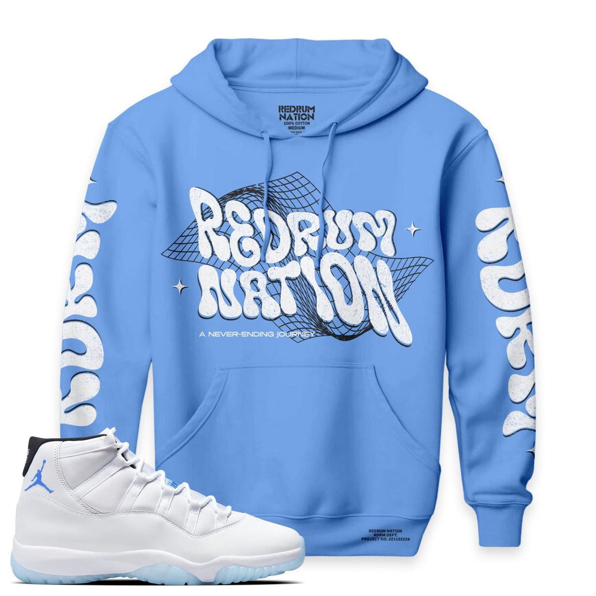 Legend Blue 11 Redrum Nation V31 Pullover Hoodie