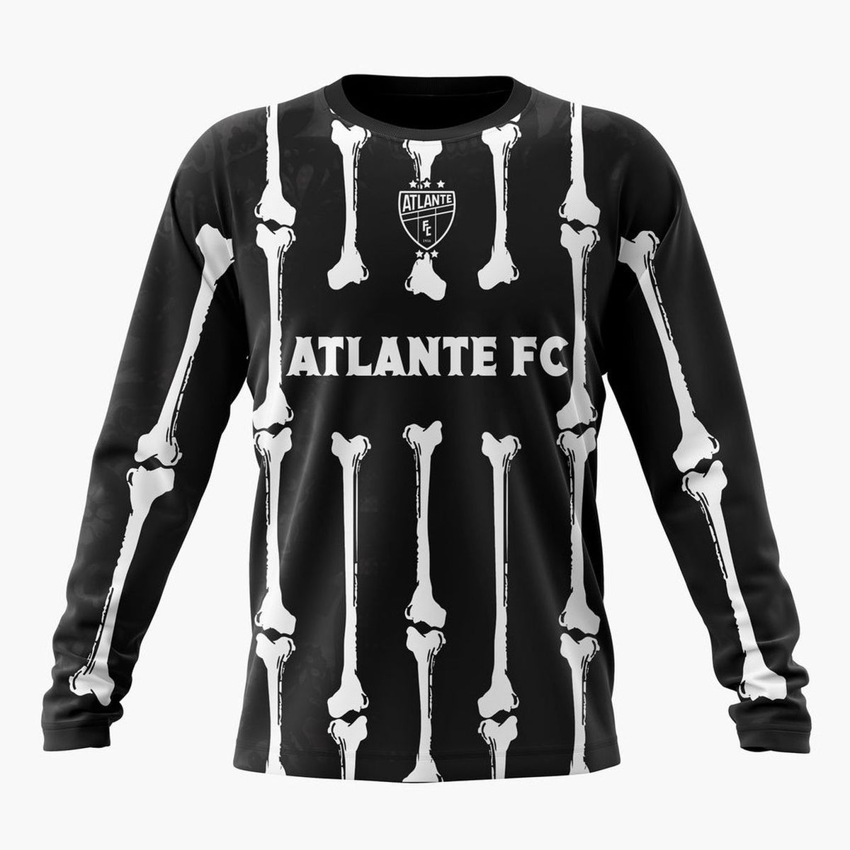 LIGA MX Atlante FC Personalized Black Dia De Muertos Design ST2601