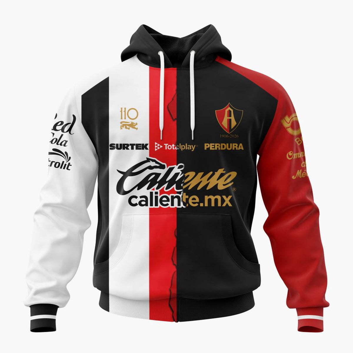LIGA MX Atlas F C 2026-2027 110th Anniversary Soccer Jersey Home Mix Away