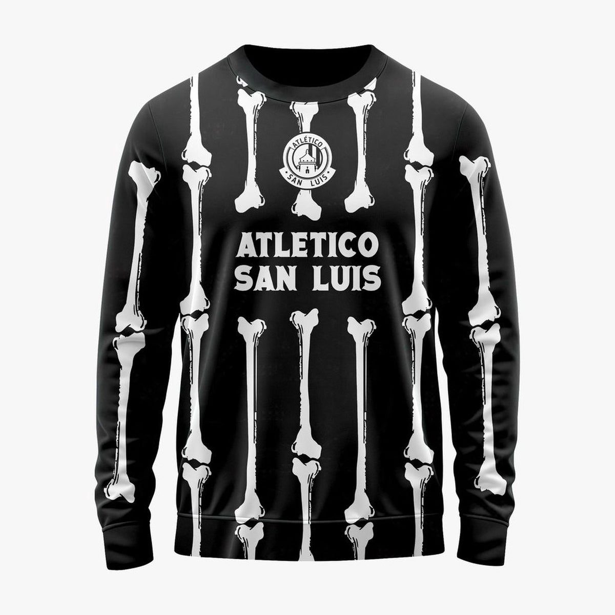 LIGA MX Atletico San Luis Personalized Black Dia De Muertos Design ST2601