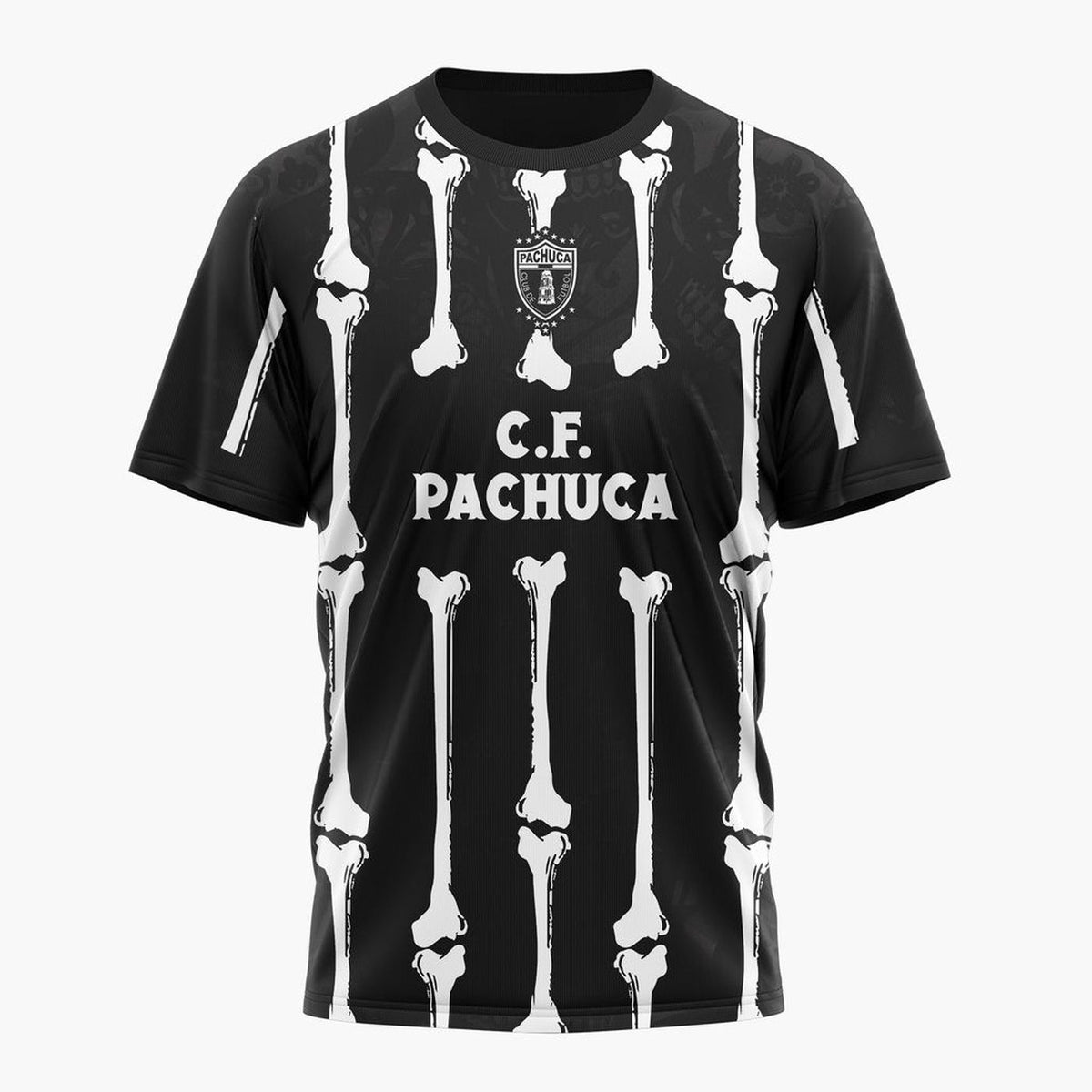 LIGA MX C.F. Pachuca Personalized Black Dia De Muertos Design ST2601
